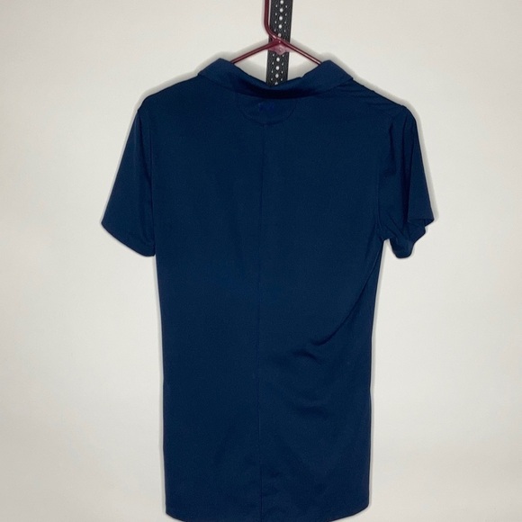 Under Armour 1/2 button down blue Polo Top  Sz medium - Picture 6 of 6